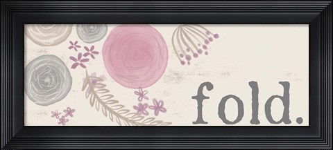 Framed Fold Print