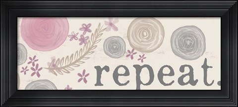 Framed Repeat Print
