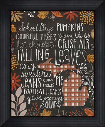 Framed Fall Print