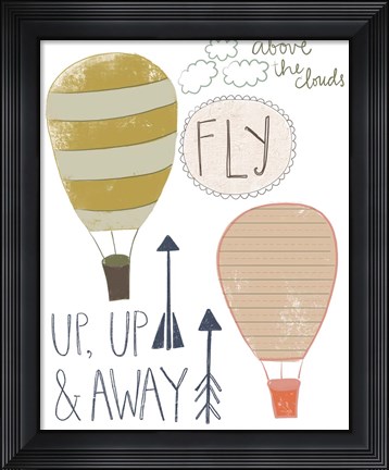 Framed Up and Away Print