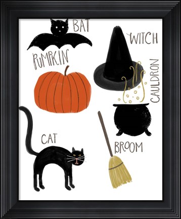 Framed Halloween Print
