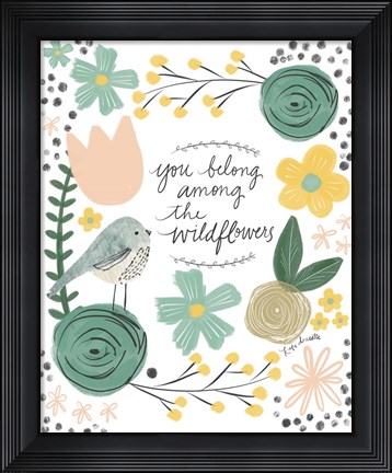 Framed Among the Wildflowers Print