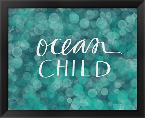 Framed Ocean Child Print