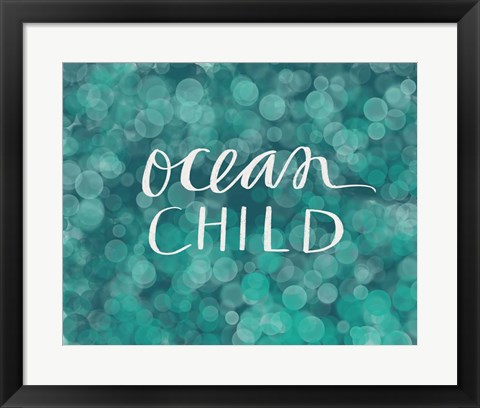 Framed Ocean Child Print