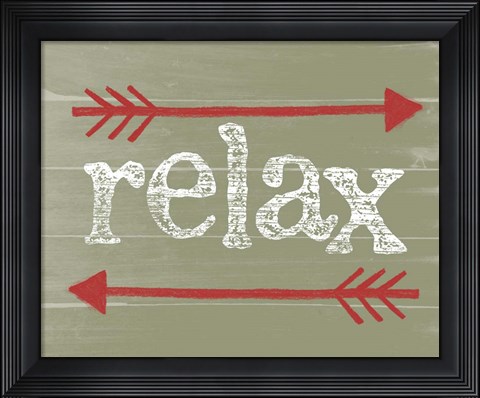 Framed Relax Print