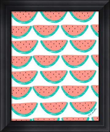 Framed Watermelon Wallpaper Print