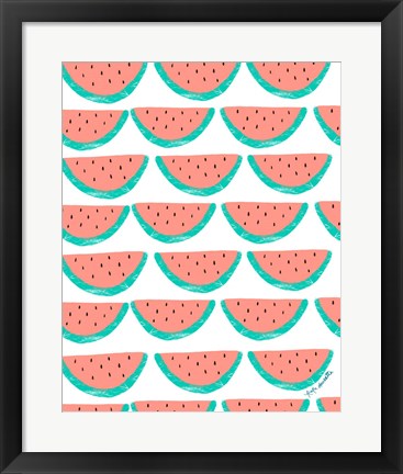 Framed Watermelon Wallpaper Print