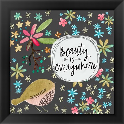 Framed Beauty is Everywhere Print