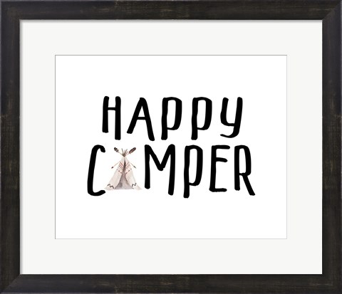 Framed Happy Camper II Print