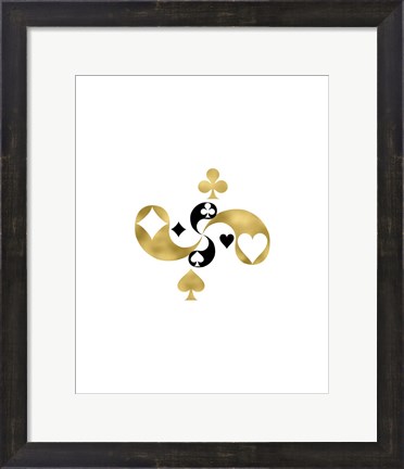 Framed Card Symbols Print