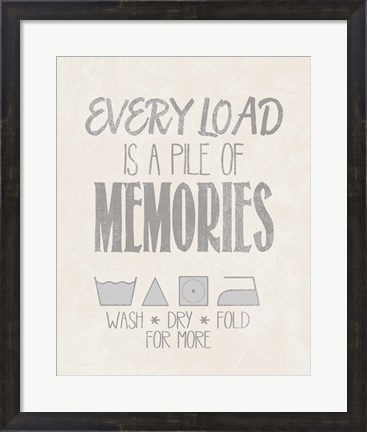 Framed Pile of Memories Print