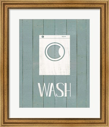 Framed Wash House Wash Print