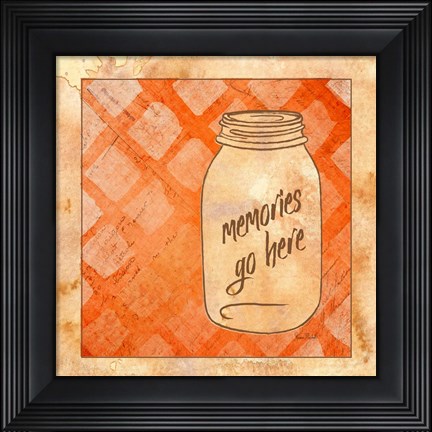 Framed Memories Go Here Print