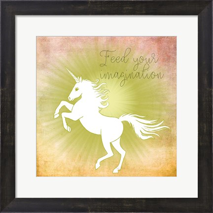 Framed Feed Your Imagination Print