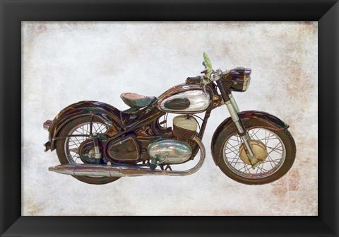 Framed Ardie Motorcycle Print