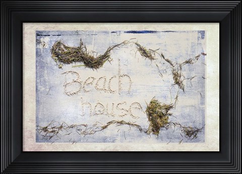 Framed Beach House Print