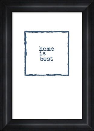 Framed Home is Best Print
