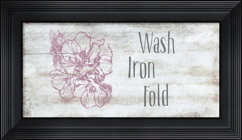 Framed Wash, Iron, Fold Print