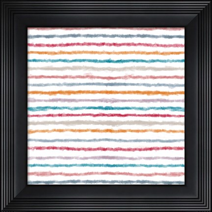 Framed Impressionist Lines Print