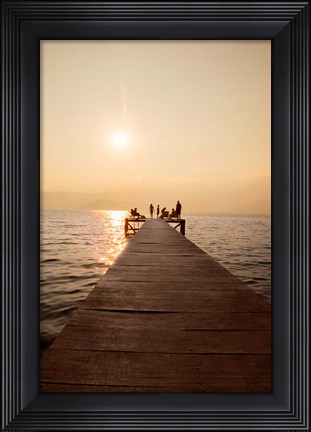 Framed Summer at the Lake II Print