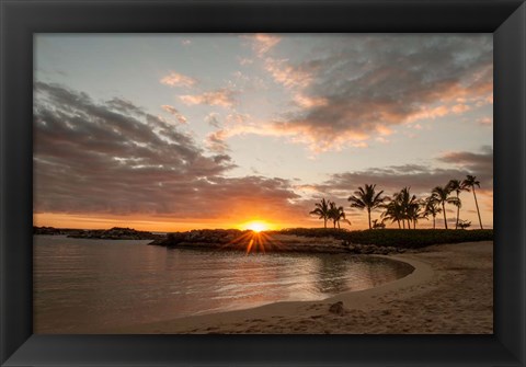 Framed Sunset Cove Print