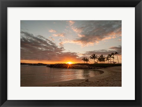 Framed Sunset Cove Print