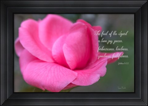 Framed Fruit of the Spirit Print