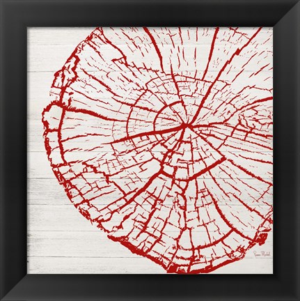 Framed Tree Rings II Print