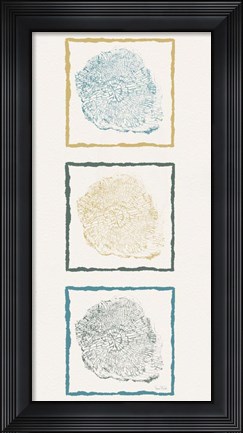 Framed Stump Triptych I Print