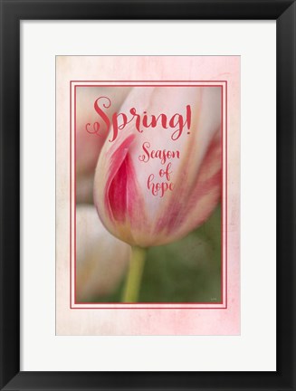 Framed Spring Season of Hope Print