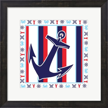 Framed Ahoy IX Print