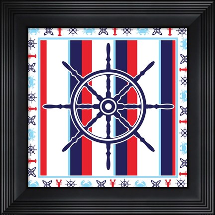 Framed Ahoy XIII Print
