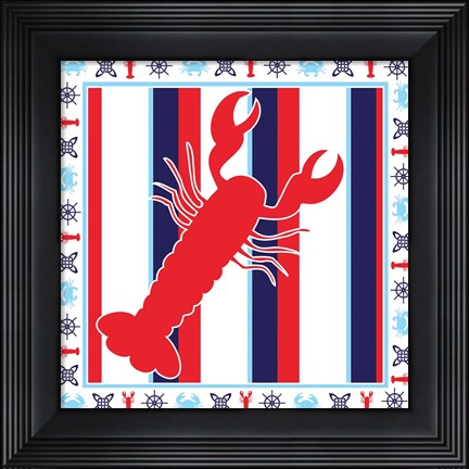 Framed Ahoy XVI Print