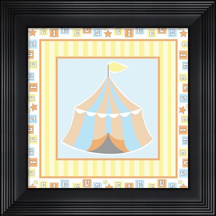 Framed Baby Big Top X Blue Print