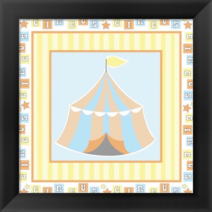 Framed Baby Big Top X Blue Print