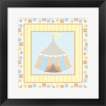 Framed Baby Big Top X Blue Print