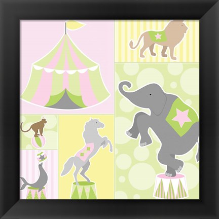 Framed Baby Big Top III Pink Print