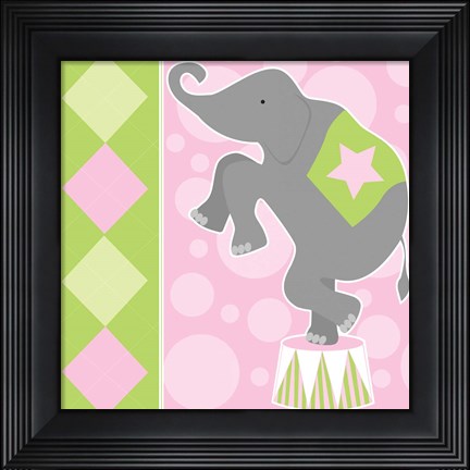 Framed Baby Big Top IX Pink Print