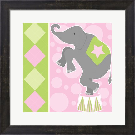 Framed Baby Big Top IX Pink Print