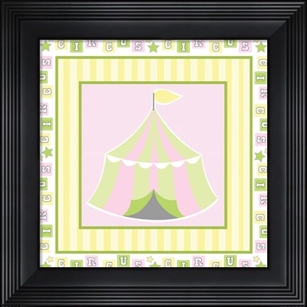 Framed Baby Big Top X Pink Print