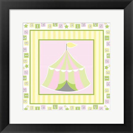 Framed Baby Big Top X Pink Print