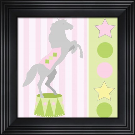 Framed Baby Big Top XI Pink Print