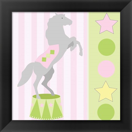 Framed Baby Big Top XI Pink Print