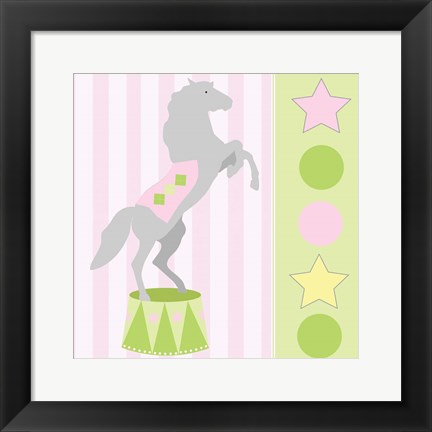 Framed Baby Big Top XI Pink Print