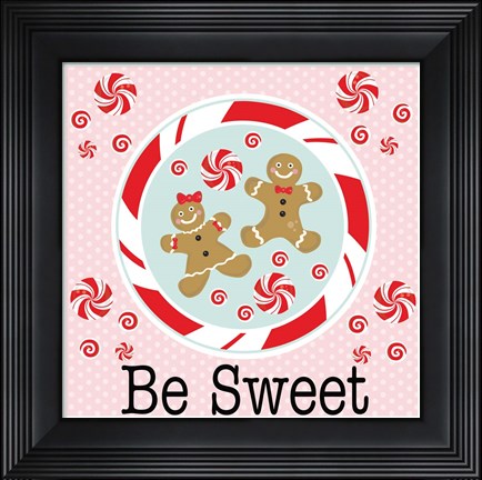Framed Be Sweet VI Print