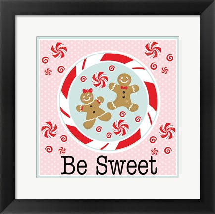 Framed Be Sweet VI Print