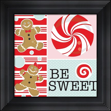 Framed Be Sweet IX Print