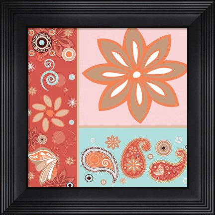 Framed Boho Chic Rust XI Print