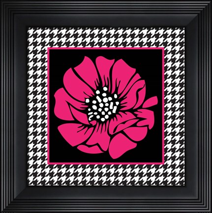 Framed Bold Pink Flower XI Print