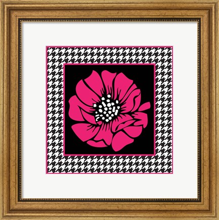 Framed Bold Pink Flower XI Print